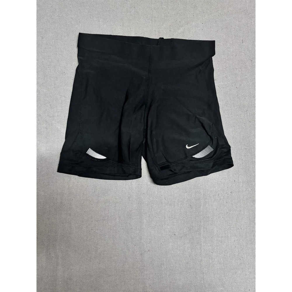 Nike Womens FIT DRY Black Compression Athletic Training Running Shorts Size S